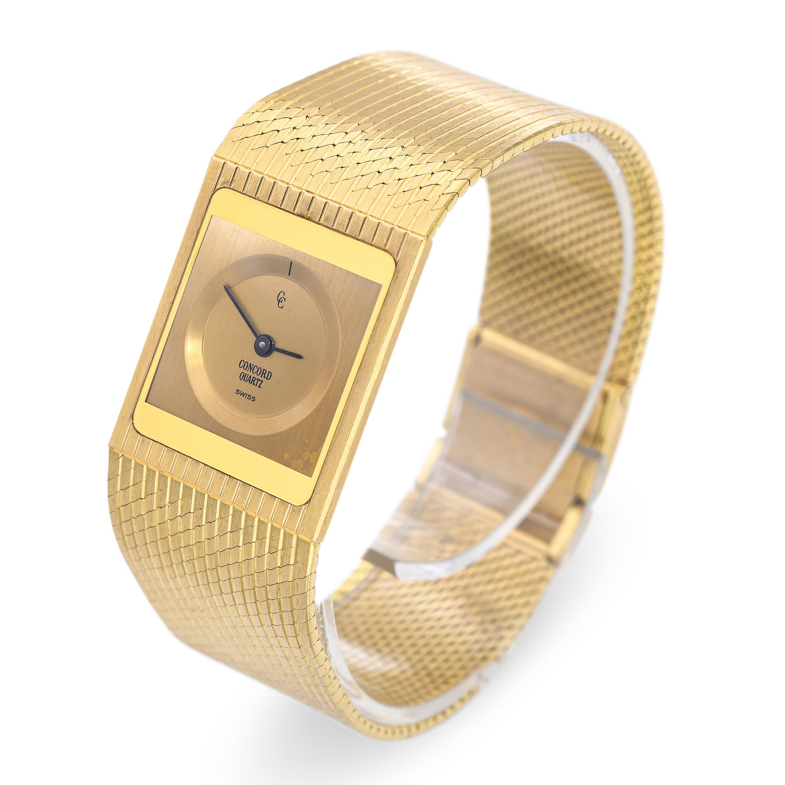 Concord Delirium Scarface 18K Yellow Gold Ultra-Slim Quartz Women’s Watch