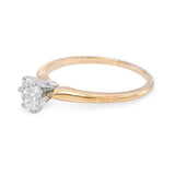 Jabel 18k Yellow Gold .80ct Old Mine Cut Diamond Solitaire Engagement Ring