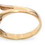 18k Yellow Gold Ruby and Diamond Ring