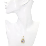 Fiori 14k Yellow Gold 0.63ct Tanzanite & Diamond Filigree Pendant