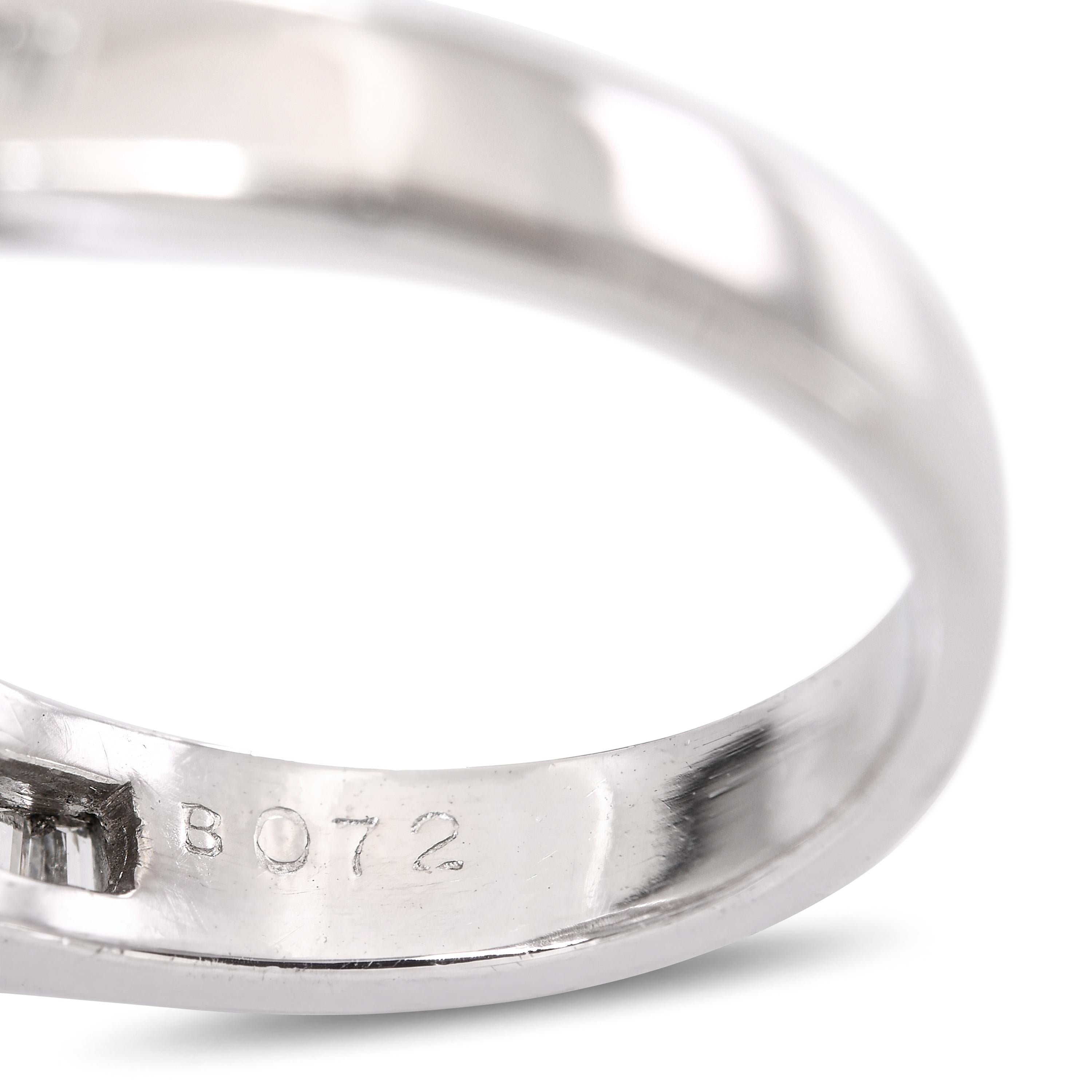 Vintage Platinum Heart Cut Diamond Cocktail Ring
