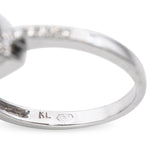 14k White Gold Tanzanite and Diamond Ring