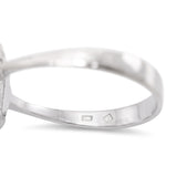 Vintage 18k White Gold Aquamarine and Diamond Cocktail Ring