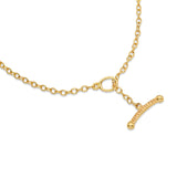 Tiffany and Co Elsa Peretti 18k Yellow Gold Pearl By The Yard Station Necklace