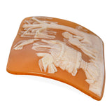 Antique Eros Resting by a Tree and Fountain Loose Shell Cameo