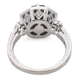 EFFY 14k White Gold 0.95tcw Colored Diamond Cluster Ring