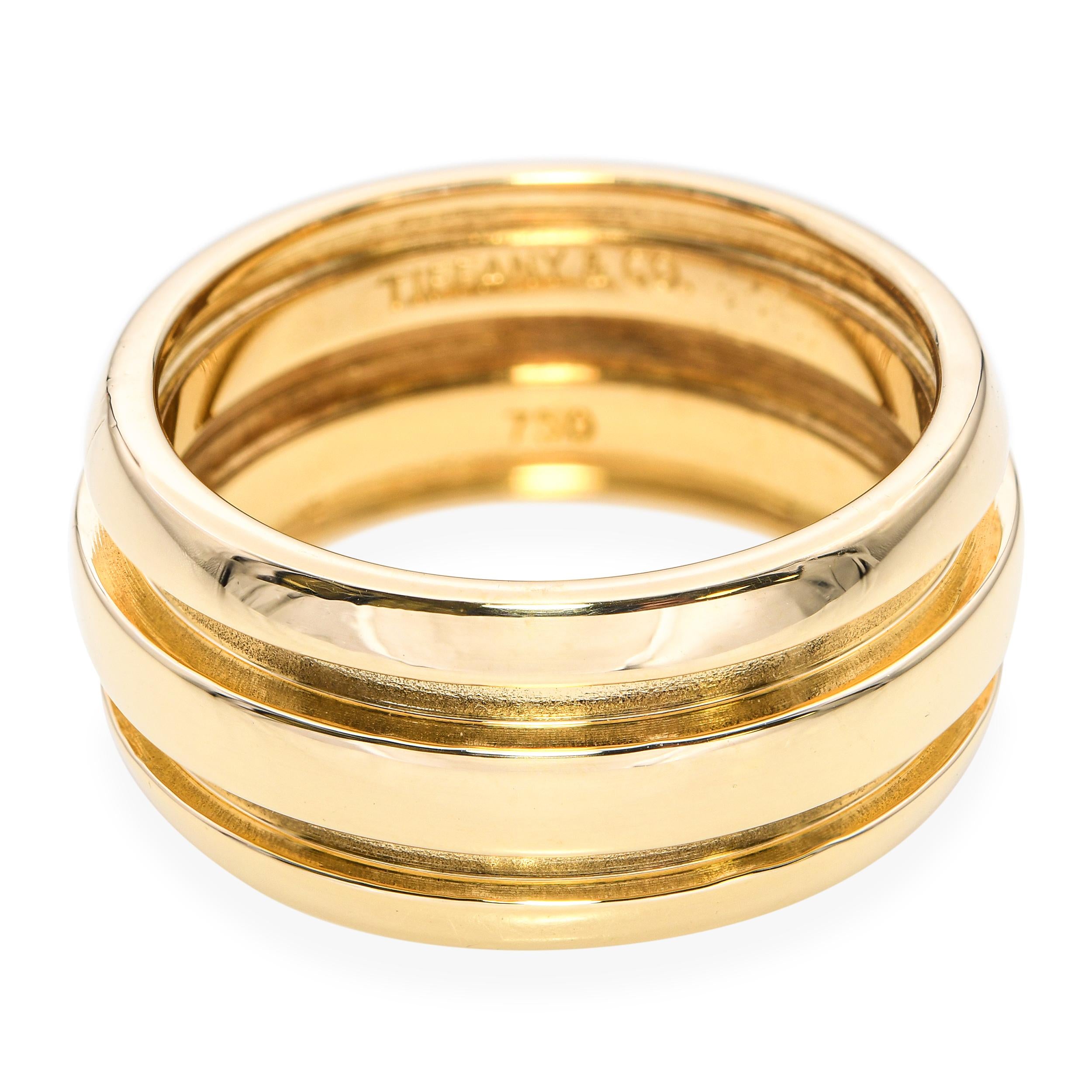 Tiffany & Co. 18k Yellow Gold Band Ring