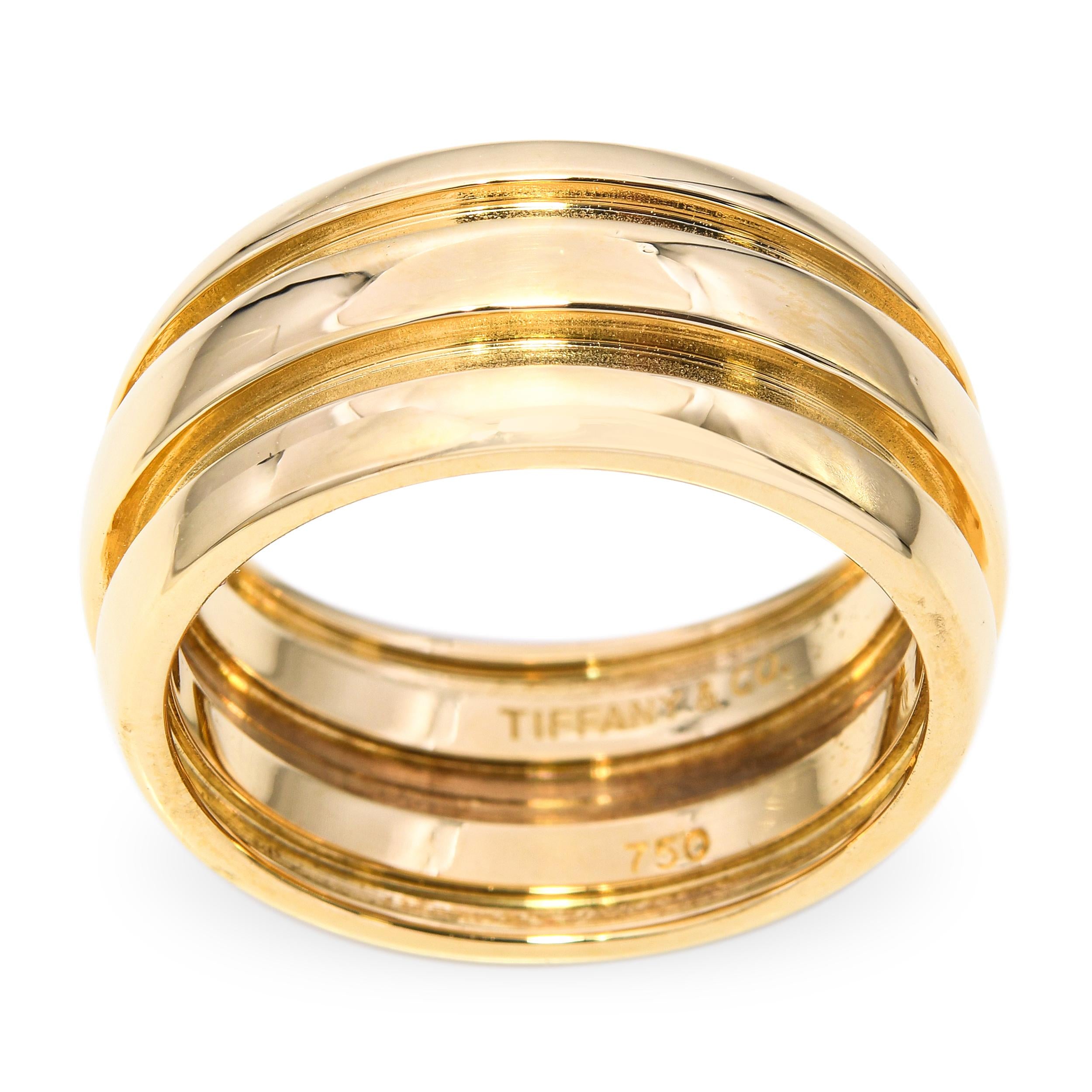 Tiffany & Co. 18k Yellow Gold Band Ring