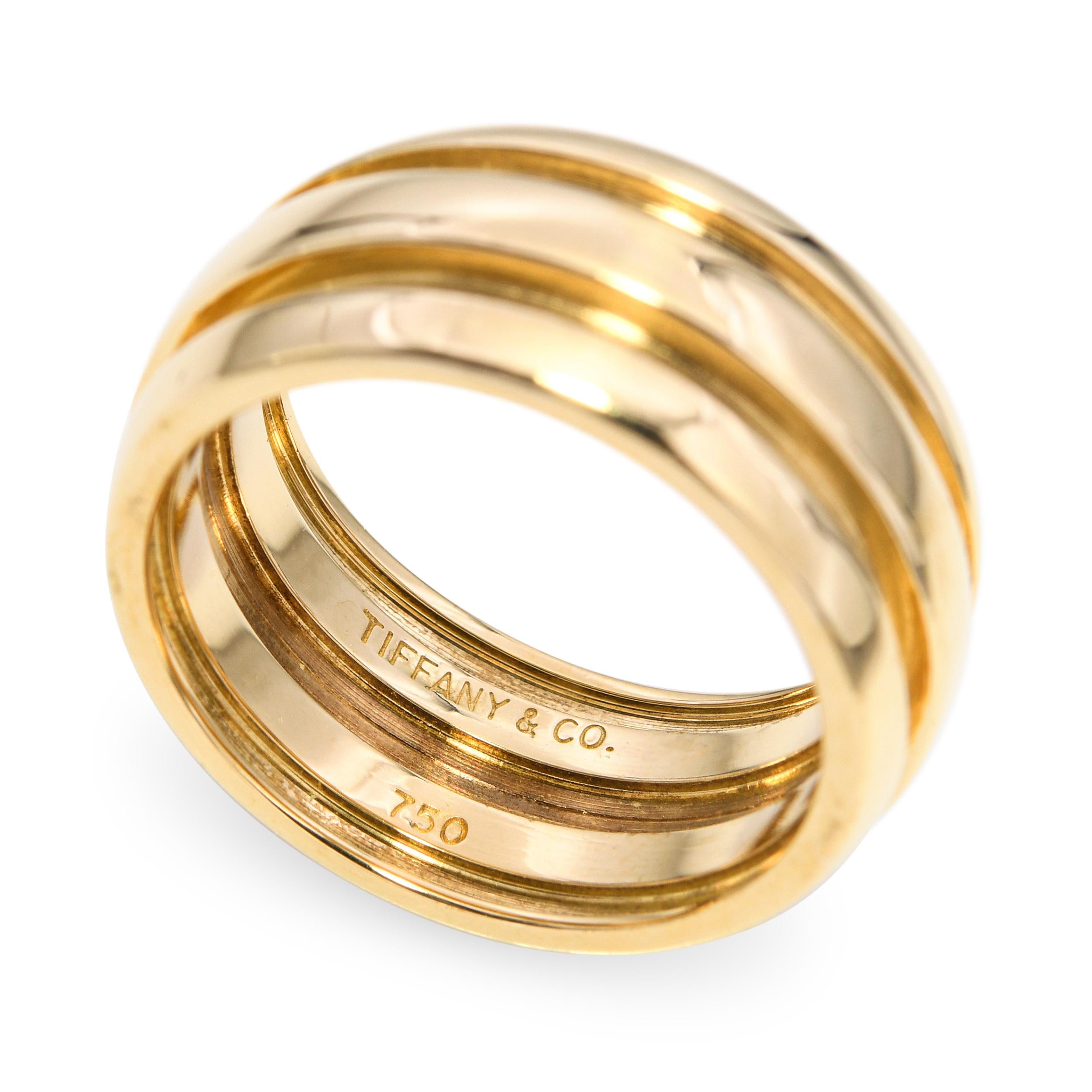 Tiffany & Co. 18k Yellow Gold Band Ring