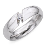 Niessing Platinum Tension Set Diamond Men's Wedding Band Ring