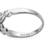 Vintage Platinum 1.35tcw Old European Cut Diamond Engagement Ring