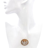 Antique 14k Yellow Gold Shell Cameo Vulcans Forge Venus with Husband Brooch