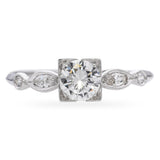 Vintage Platinum 0.55tcw G Vs1 Diamond Ring
