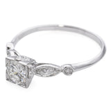 Vintage Platinum 0.55tcw G Vs1 Diamond Ring