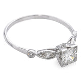 Vintage Platinum 0.55tcw G Vs1 Diamond Ring