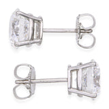 Platinum 5.04tcw E Vs1-Vs2 Lab Grown Stud Earrings