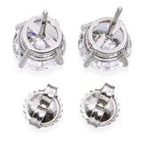 Platinum 5.04tcw E Vs1-Vs2 Lab Grown Stud Earrings