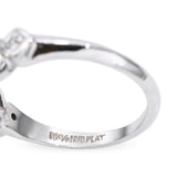 Vintage Platinum 0.72tcw I I1 Diamond Filigree Engagement Ring
