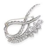Vintage Platinum 4.63tcw Diamond Brooch
