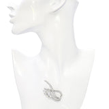 Vintage Platinum 4.63tcw Diamond Brooch