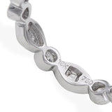 Vintage 18k White Gold 0.42tcw Diamond Band Ring