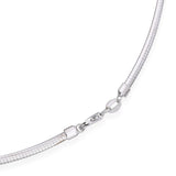 Vintage 14k White Gold 1.95ctw Yellow and Peach Diamond Bezel Necklace