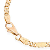 Vintage 14k Yellow Gold 4tcw Sapphire Cabochon Link Bracelet