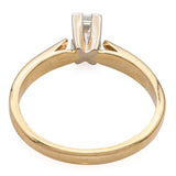 14k Yellow Gold 0.33ct Pixel Cut Diamond Engagement Ring