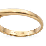 14k Yellow Gold 0.33ct Pixel Cut Diamond Engagement Ring