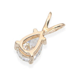 14k Yellow GIA 1.03 H Si2 Pear Diamond Pendant