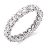 Vintage Platinum 2.31ctw Diamond Eternity Band Ring