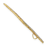 David Yurman 18k Yellow Gold Diamond Bar Pendant