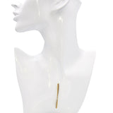 David Yurman 18k Yellow Gold Diamond Bar Pendant