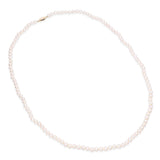 Vintage 14k Yellow Gold Opera Length Akoya Pearl Strand Necklace
