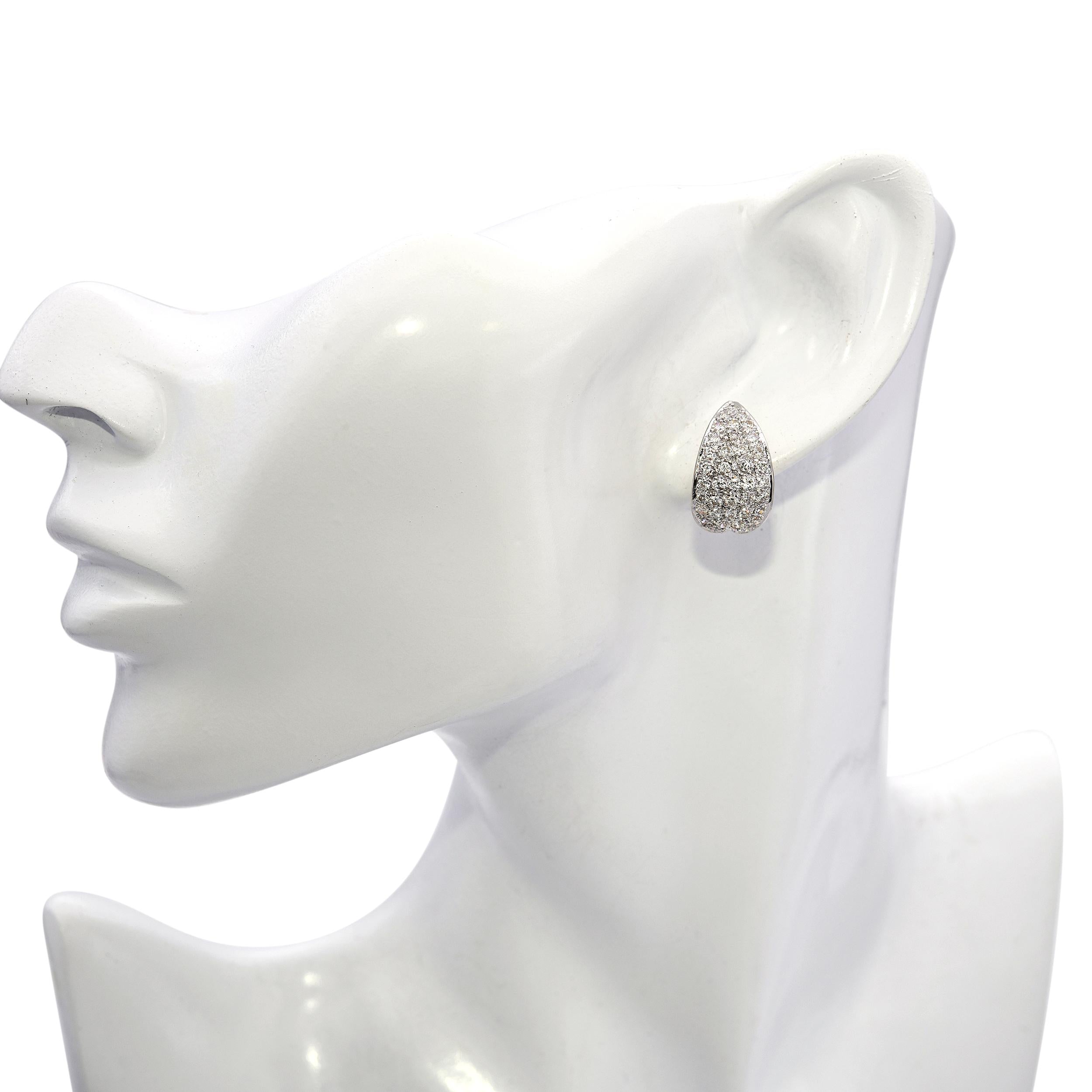 Vintage Yellow Gold 1.11tcw Diamond Earrings