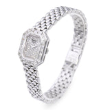 Chopard 18k White Gold Diamond Bezel and Dial Ladies Watch