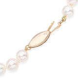 Vintage 14k Yellow Gold Opera Length Akoya Pearl Strand Necklace