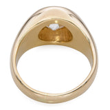 Vintage 14k Yellow Gold 2.12ct I-J Si2 Diamond Gypsy Set Ring