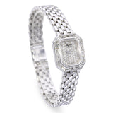 Chopard 18k White Gold Diamond Bezel and Dial Ladies Watch