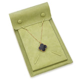 Van Cleef & Arpels 18K Rose Gold Onyx Magic Alhambra Pendant Necklace