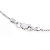 14k White Gold Diamond Eternity Pendant Necklace