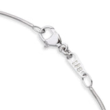 Platinum Diamond Star of David Pendant Necklace