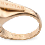 Bvlgari Metropolis 18k Yellow Gold Citrine Cocktail Ring