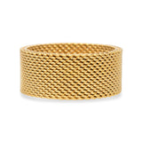 Tiffany & Co. 18k Yellow Gold Somerset Mesh Ring