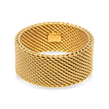Tiffany & Co. 18k Yellow Gold Somerset Mesh Ring