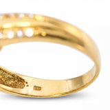 Vintage H Stern 18k Yellow Gold Emerald and Diamond Ring