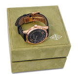 Van Cleef & Arpels 18k Rose Gold Heure D’ici & D’ailleurs 42mm Automatic Watch