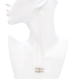 Two Antique 14k Yellow Gold and Platinum Sapphire Bar Brooch