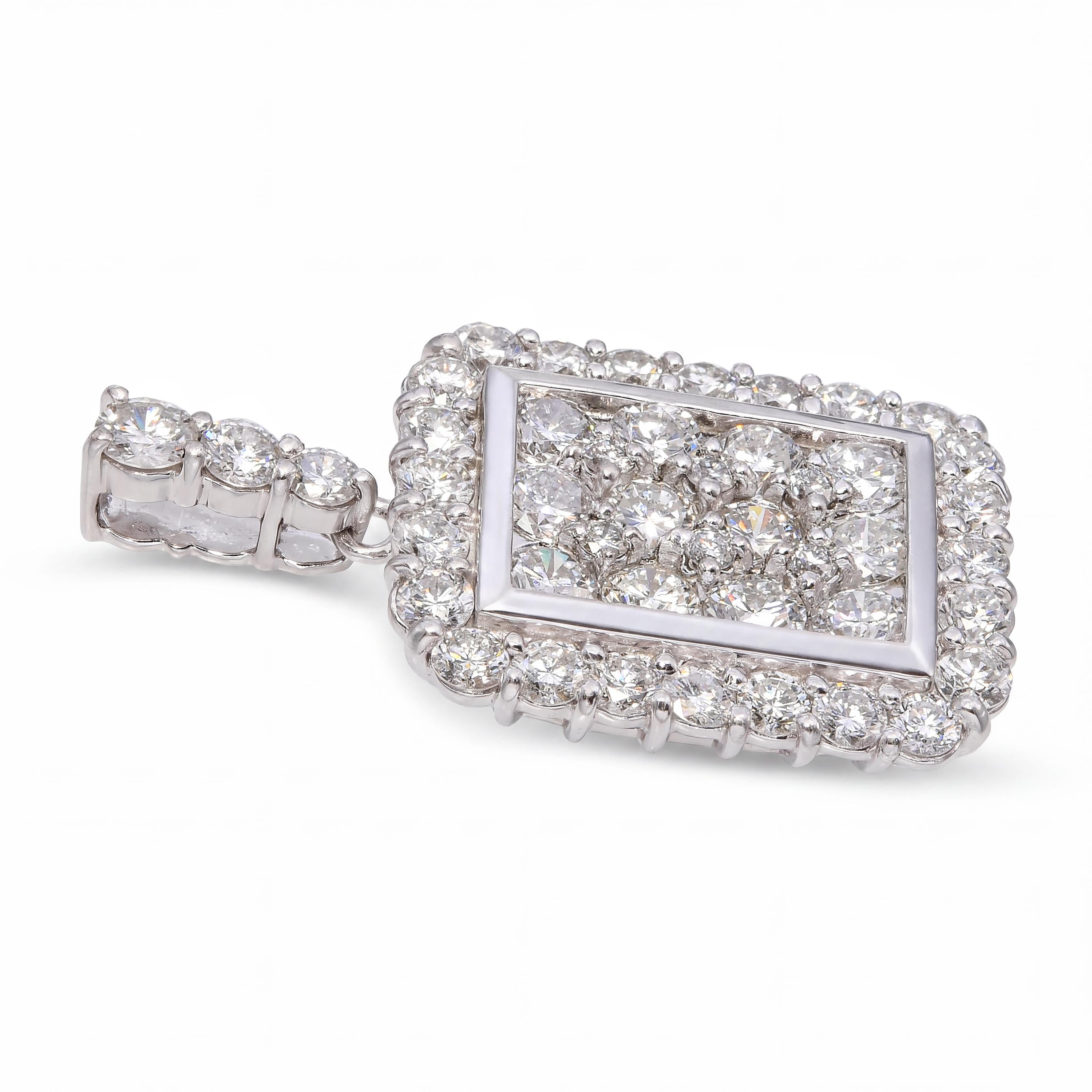Platinum 2.03tcw H VS Diamond Pendant