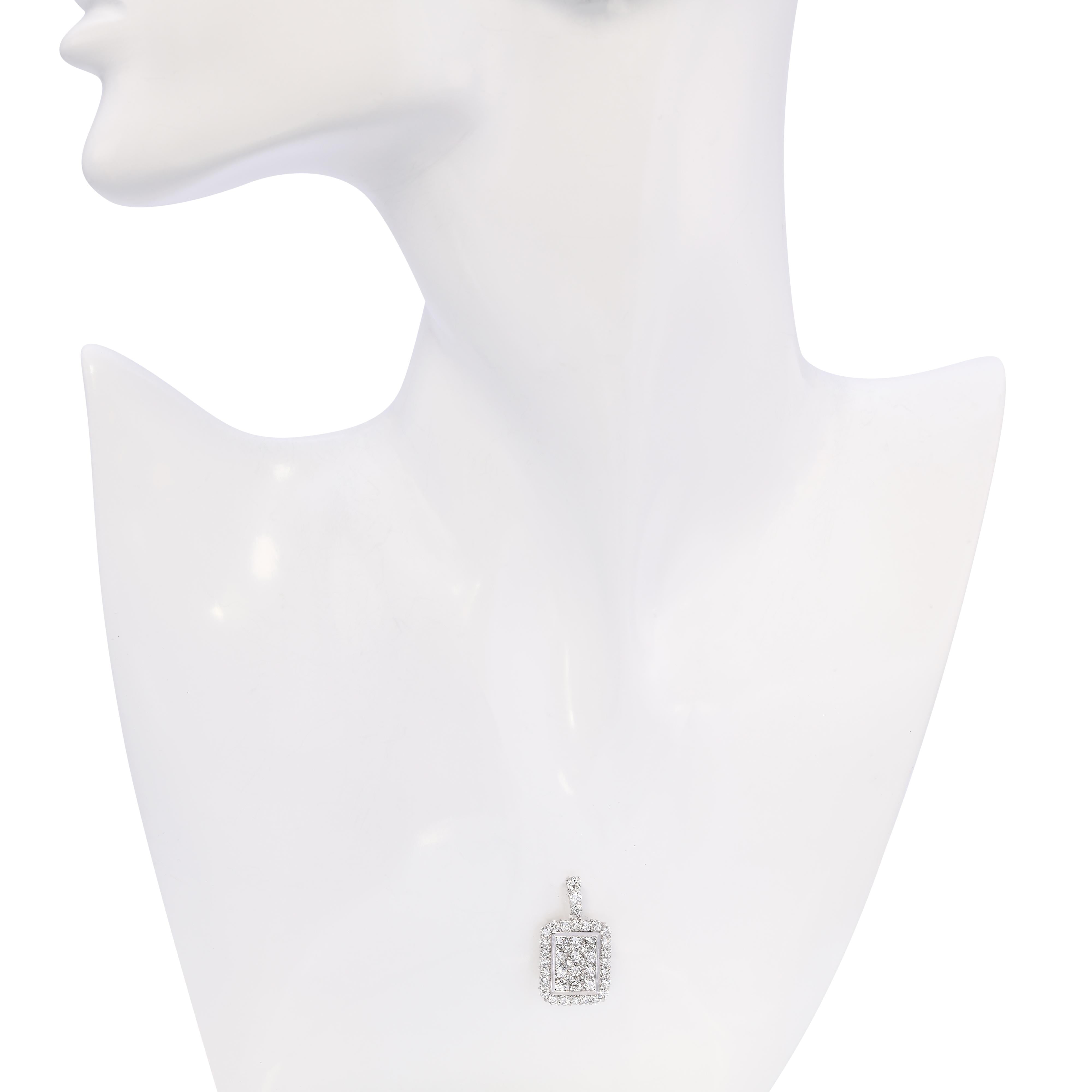 Platinum 2.03tcw H VS Diamond Pendant